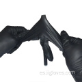 Glove 100% Guantes de nitrilo negro Guantes Malasia